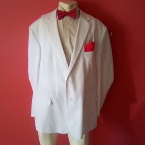 Menz formal white blazer sz 54reg  $100 +free whit